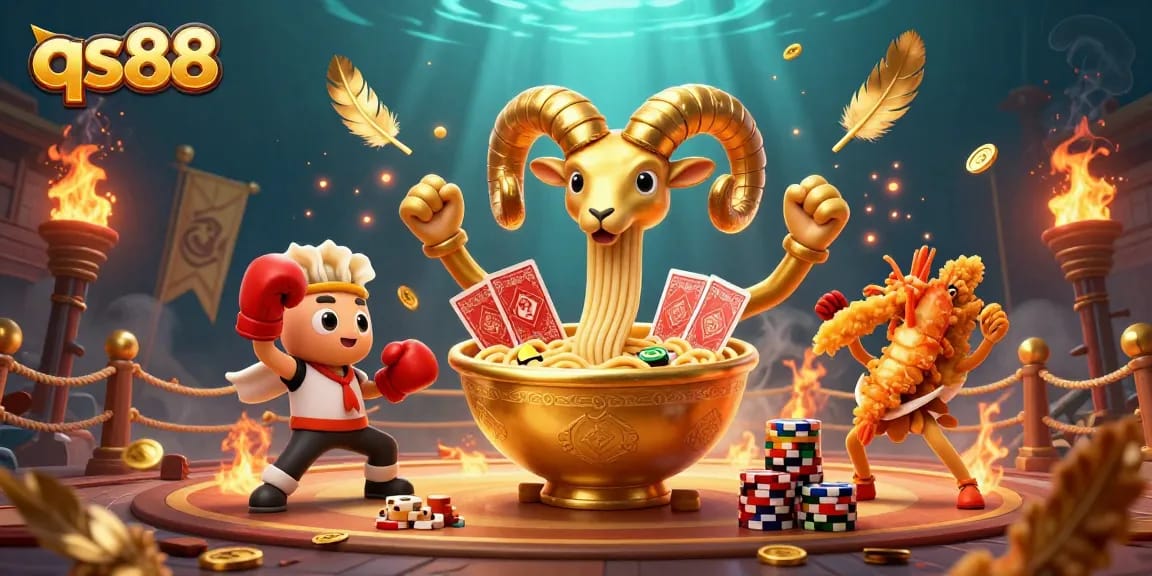 Experience thrilling qs88 gameplay with vibrant characters and dynamic casino elements in a 3D scene.