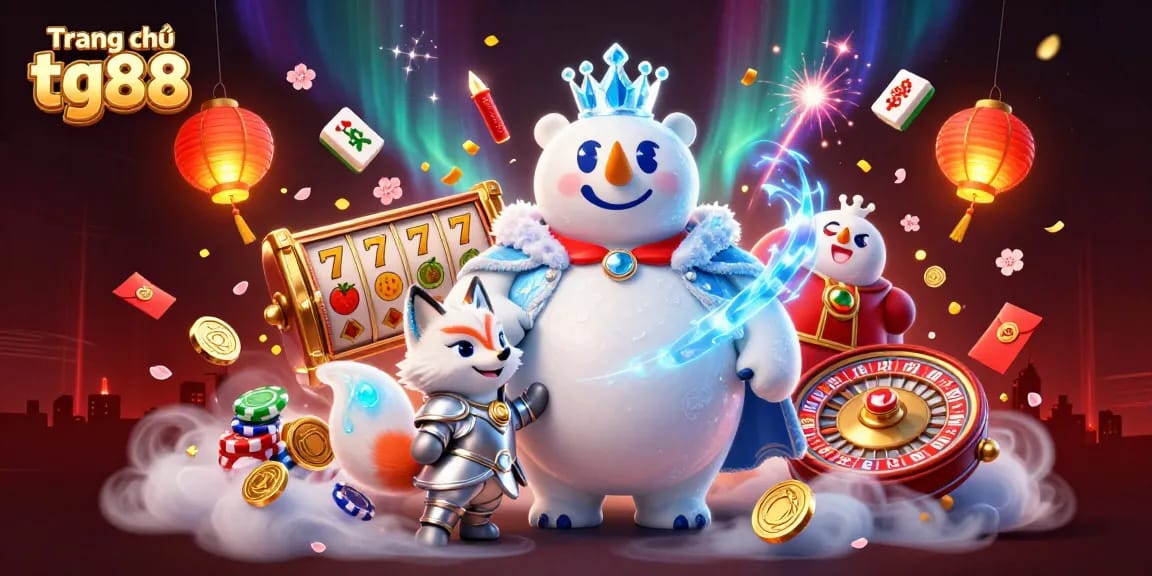 Engage with exciting slots and games at Trang chủ tg88 featuring vibrant 3D visuals and animated characters.