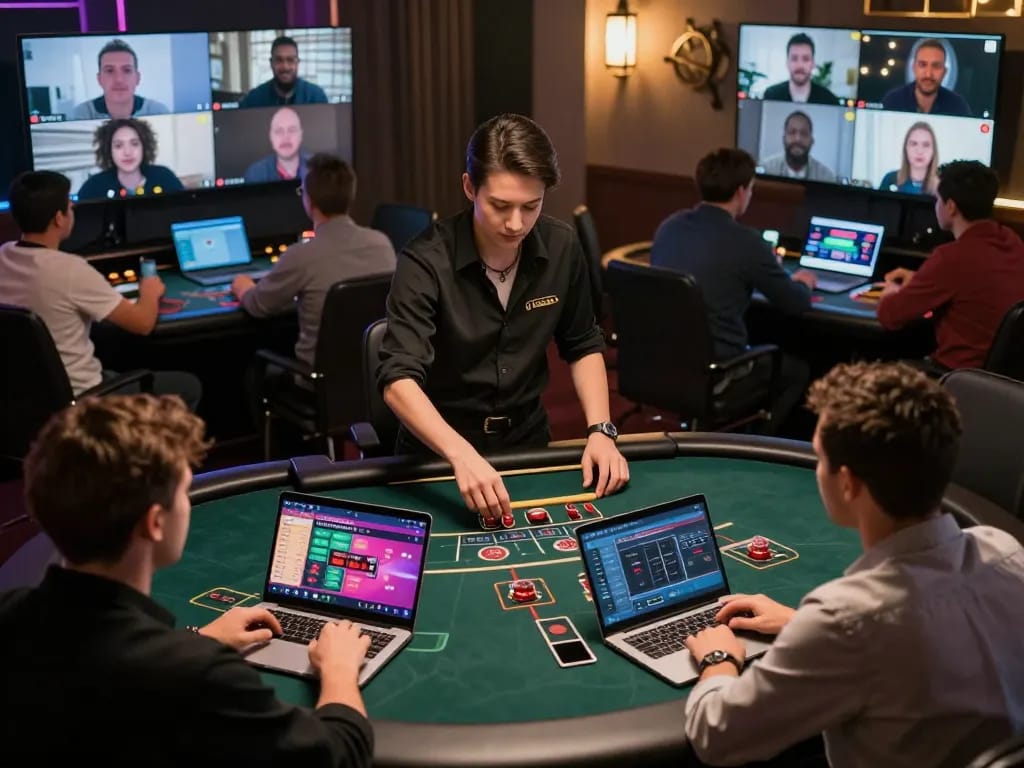 Experience thrilling blackjack moments at vu88 with engaging live dealer action and interactive gameplay.