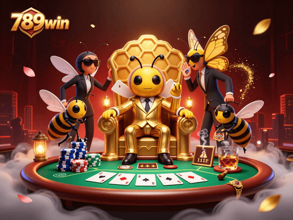 Engage in thrilling poker at 789win with a dynamic scene featuring a mob boss and mysterious informants.