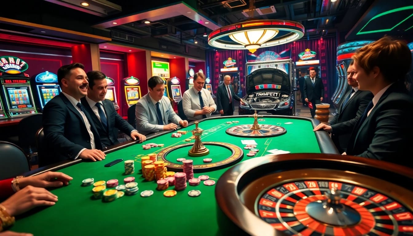 Experience Free Transmission Diagnosis while enjoying vibrant casino gaming excitement.