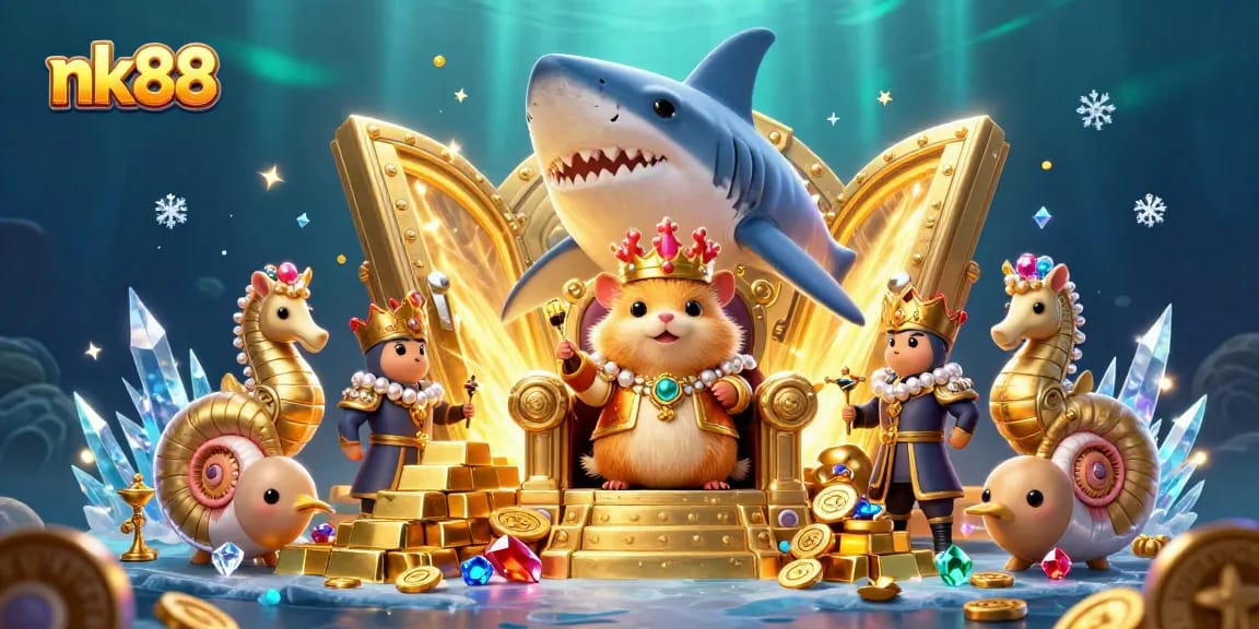 Experience thrilling rewards at nk88 through a dynamic 3D underwater casino scene