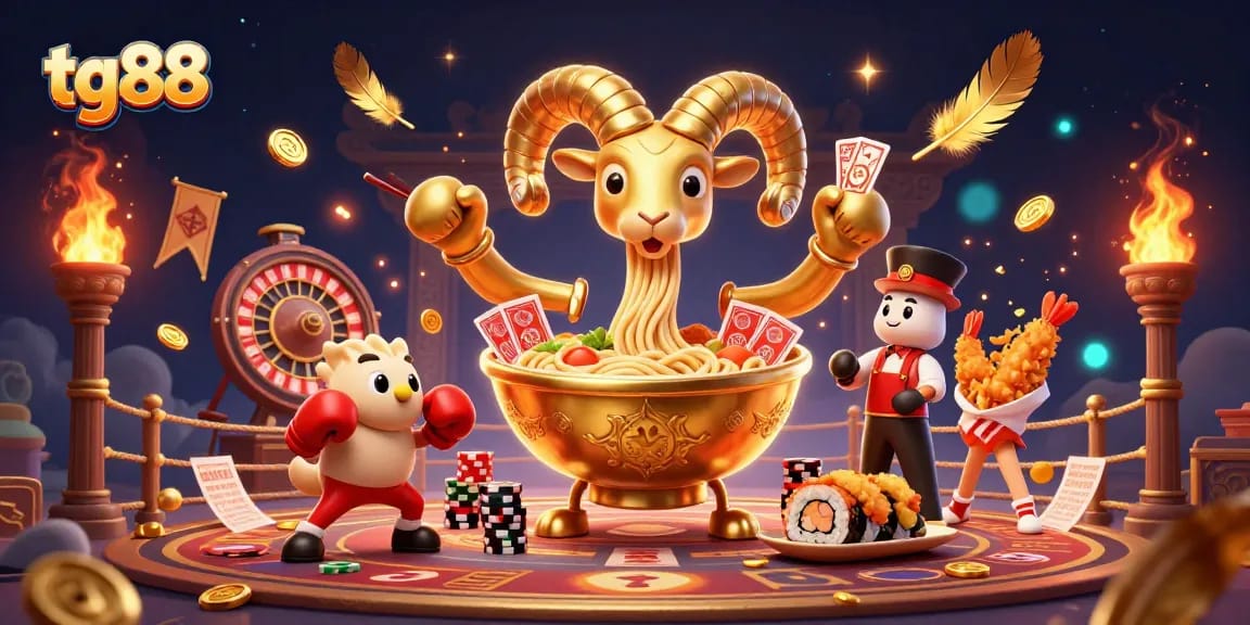 Engage with tg88 sports betting action featuring a vibrant, dynamic casino scene.