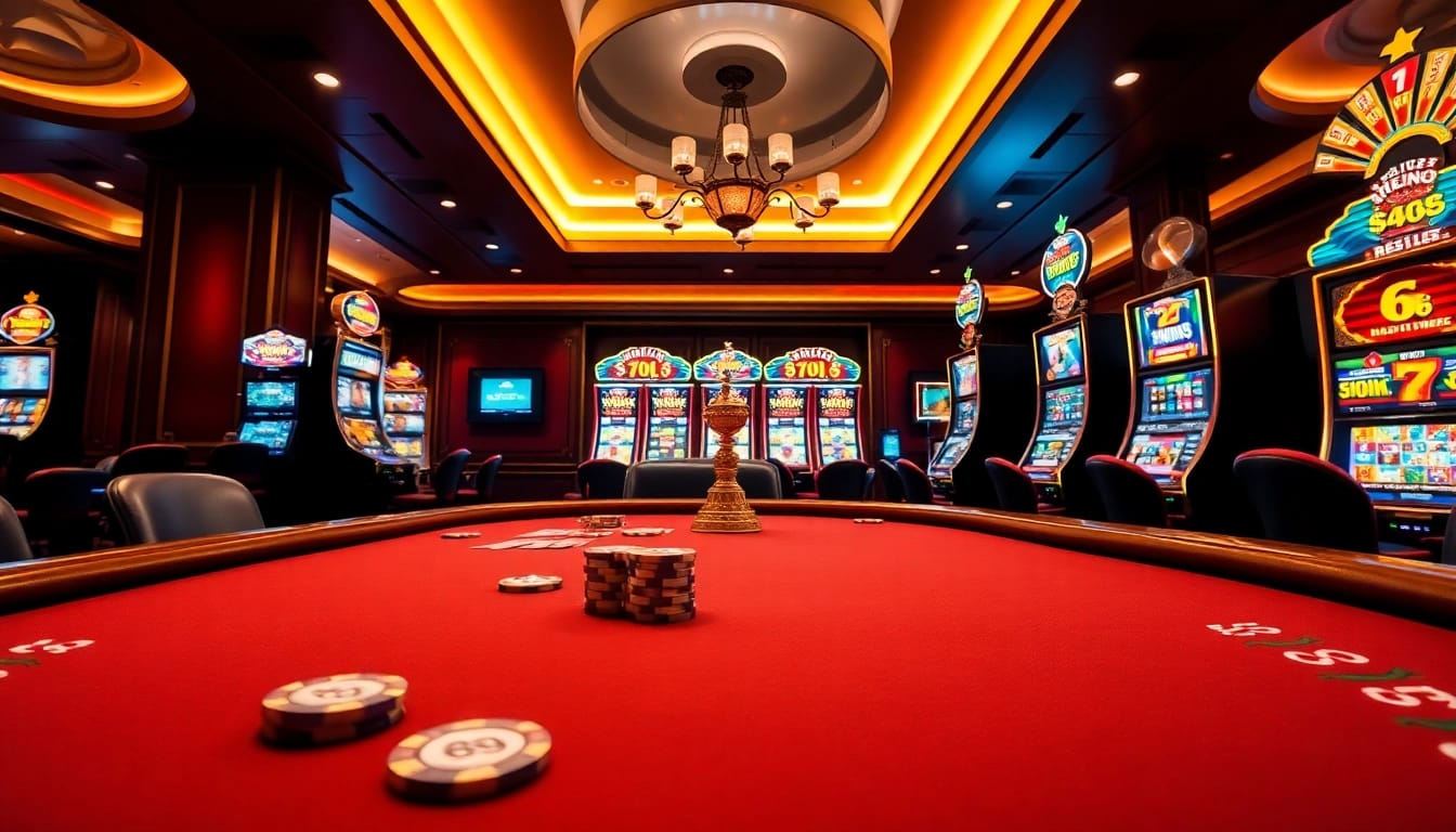 Experience the thrill of online gambling at https://king88.vote/ with vibrant casino visuals.