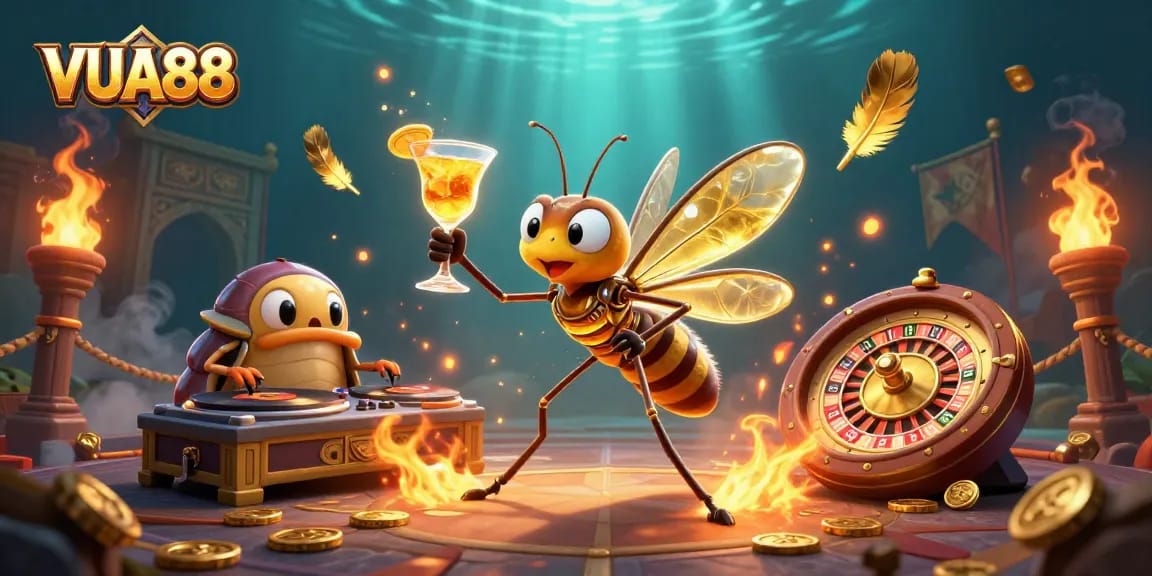 Experience the VUA88 casino magic with vibrant characters, thrilling games, and rich visual elements.
