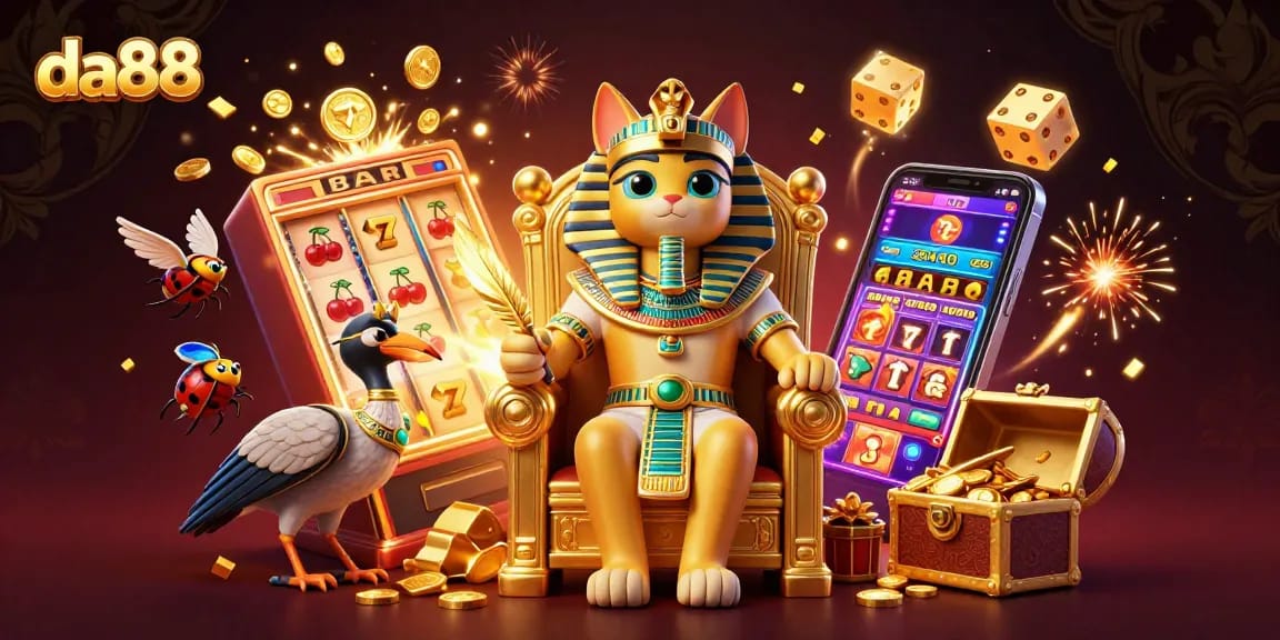 Experience exciting gameplay with da88's vibrant themes featuring stunning visuals and rich casino elements.