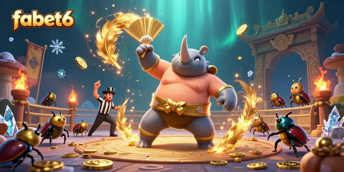 Experience fabet6 in an exciting 3D casino-themed match with vibrant visuals and golden coin action.