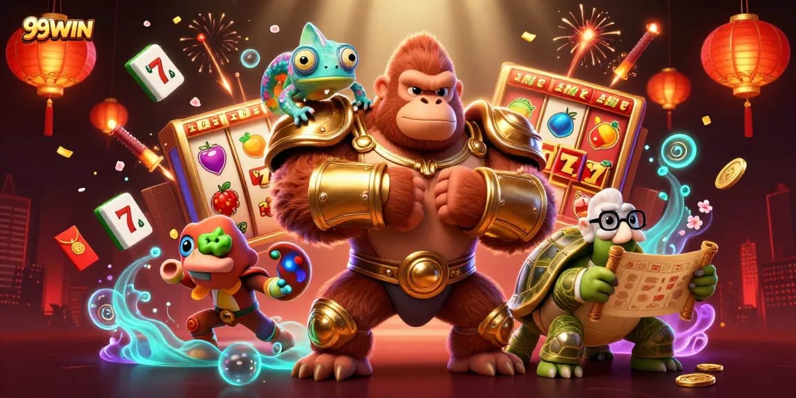 Experience the excitement of 99WIN with vibrant slot reels and thrilling jackpots.