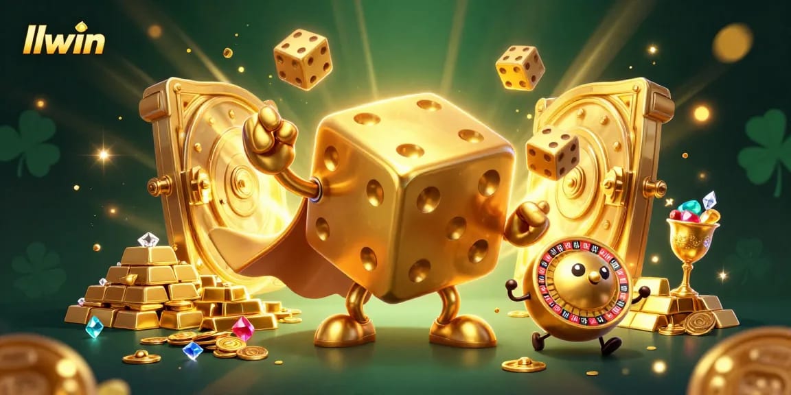 Experience the excitement of llwin with vibrant casino elements and a magical atmosphere.