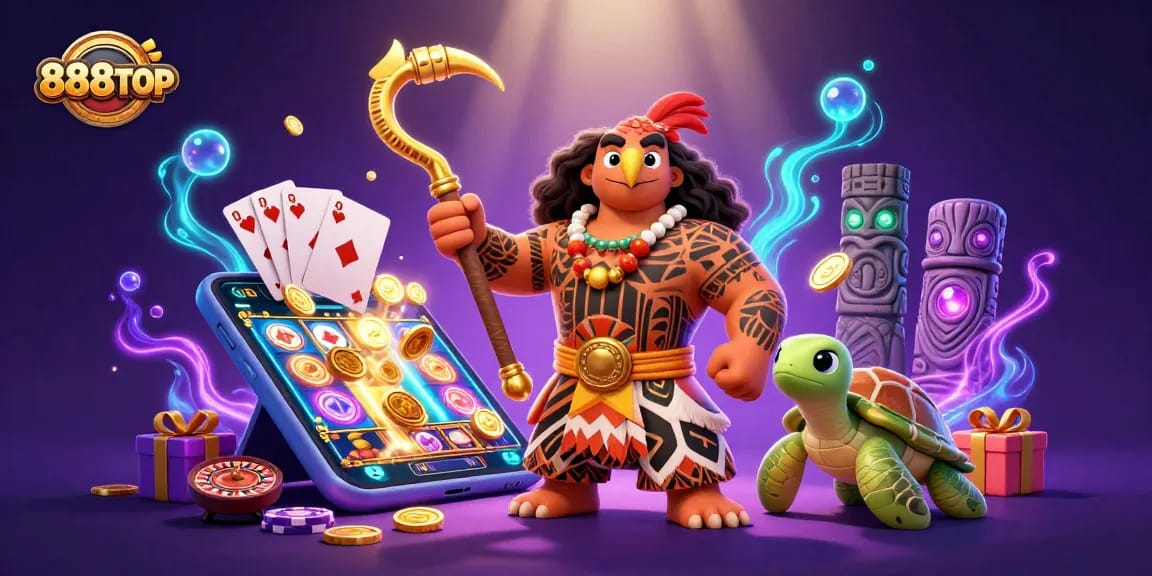 Join the exciting world of 888TOP with the vibrant casino scene showcasing thrilling slots and games.