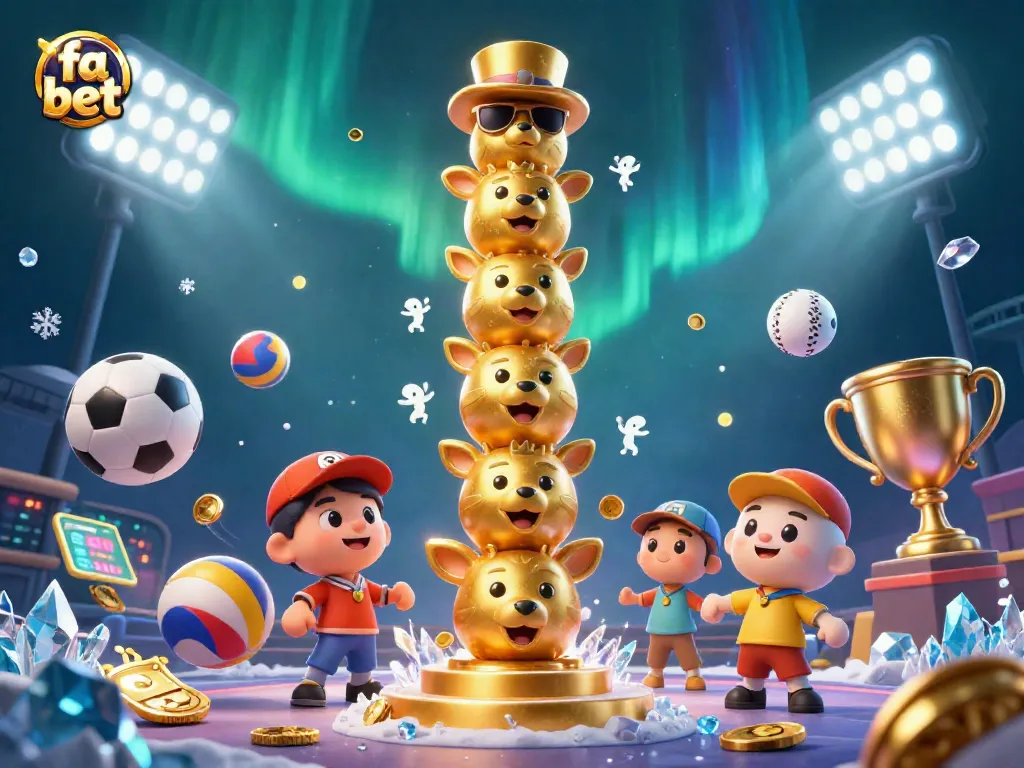 Experience thrilling action with fa bet, featuring colorful sports elements and dynamic casino visuals.
