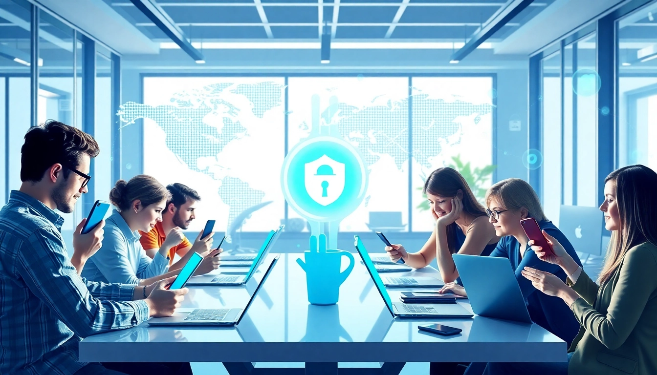 快连官网 provides secure, high-speed global connectivity for diverse devices in a modern setting.