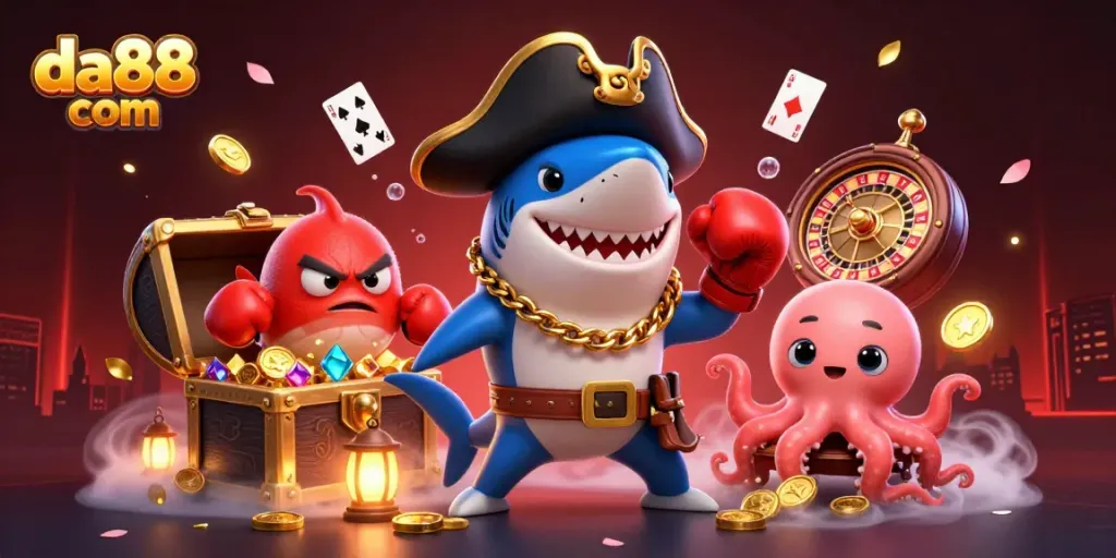 Engage with thrilling gameplay at da88 com featuring casino elements and lively characters.