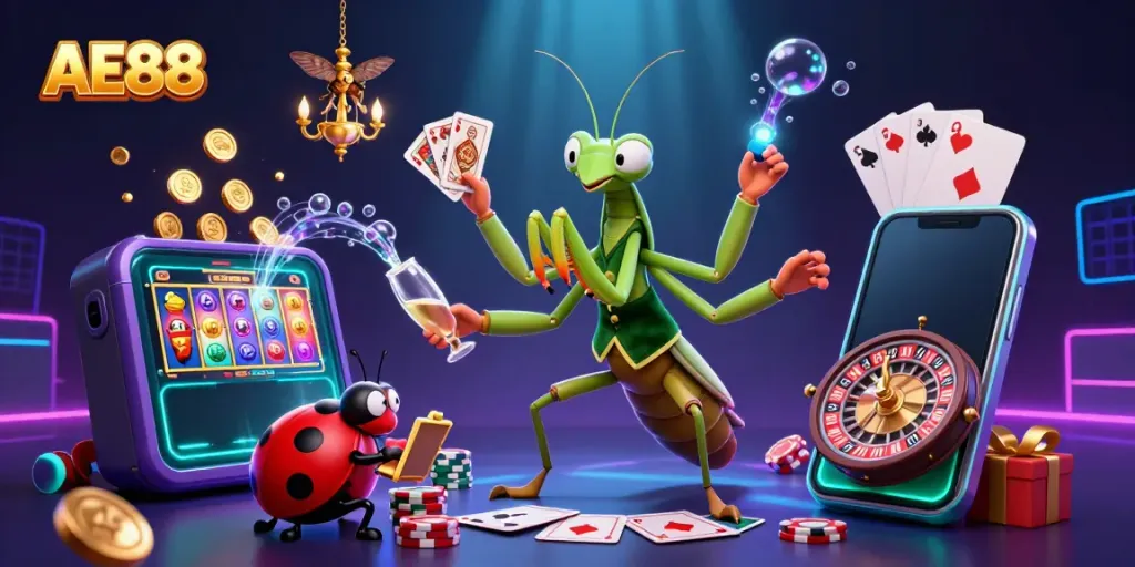 Celebrate exhilarating wins at AE88 with vibrant casino elements and interactive gaming experiences.