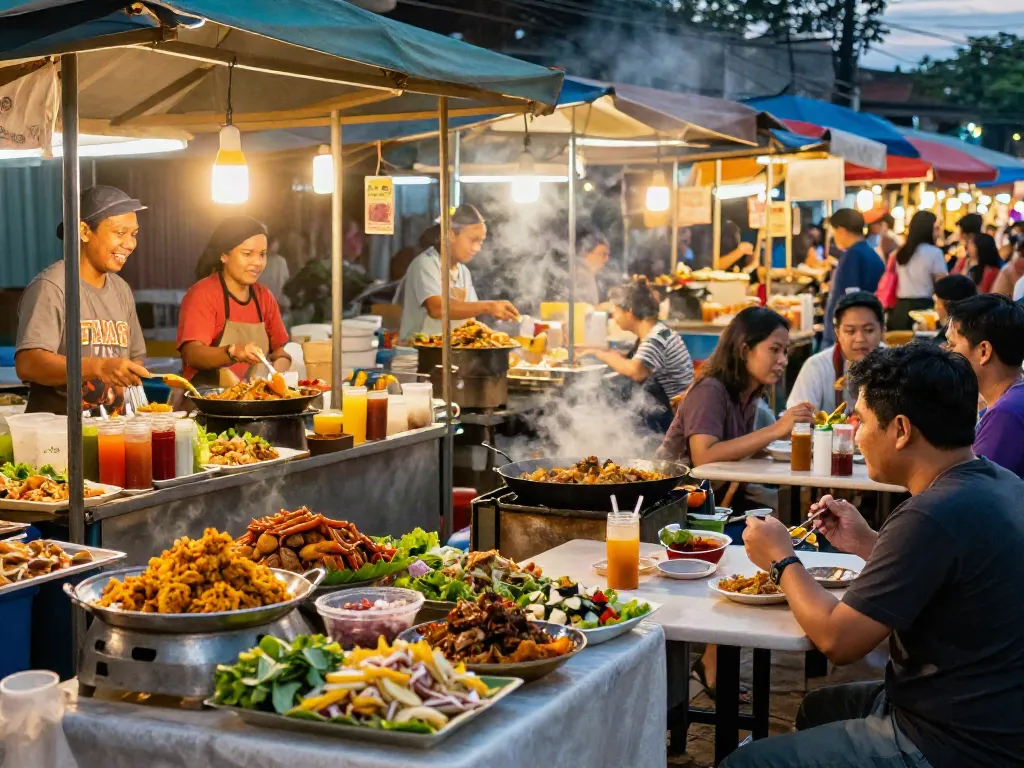 Experience the excitement of rokok 88 cuisine with vibrant street food dishes and lively atmosphere.