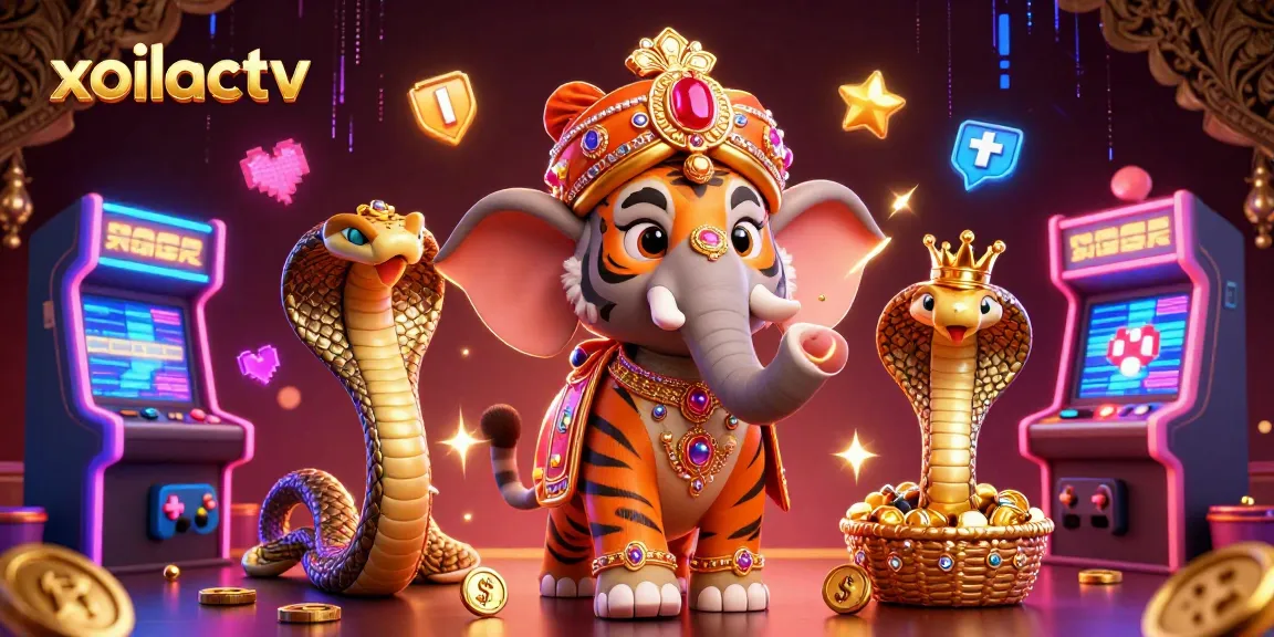 Experience the excitement of sports betting at xoilactv with animated casino elements and vibrant action.