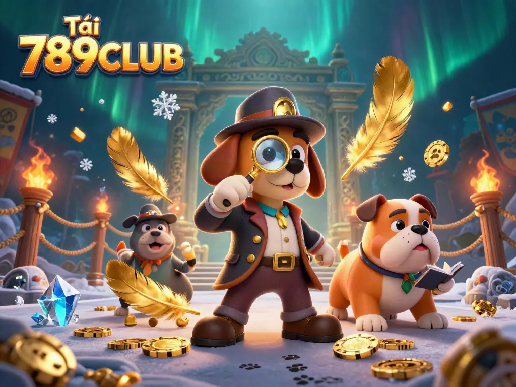 Join the adventure with Tải 789CLUB as a detective and companion seek treasure among rich casino elements.