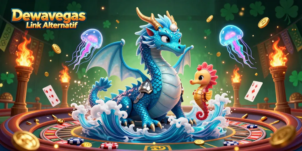 Engage with Dewavegas Link Alternatif through this vibrant live casino illustration.