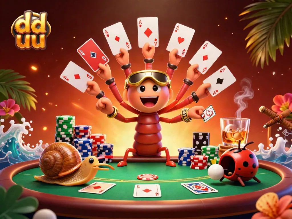 Experience thrilling gameplay at dd uu with a 3D dealer, colorful chips, and engaging card action.