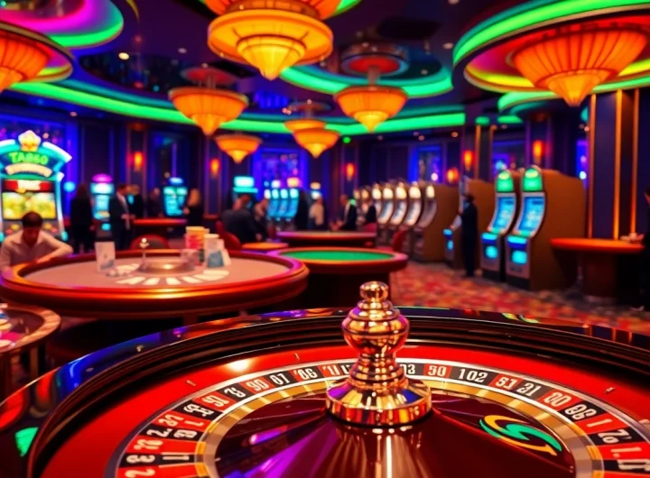 Experience the thrill of winning at TA88's casino with vibrant gaming tables and exciting atmospheres.