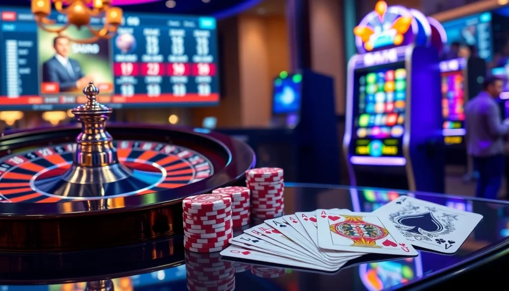 Experience the thrill of online gambling at https://debet.fast/ with vibrant casino visuals.