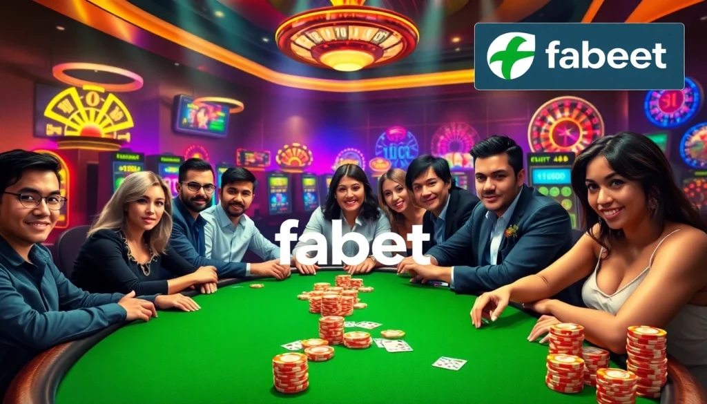 Engaging players at a high-stakes poker table, showcasing the excitement of https://fabet.blog/ online gambling.