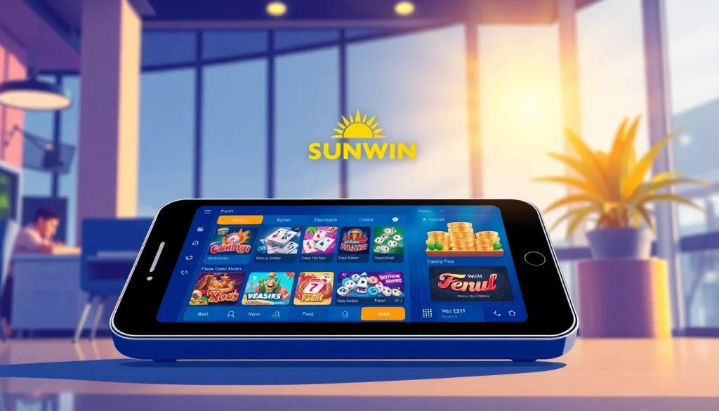 SUNWIN online gambling platform showcasing exciting games and user-friendly interface.